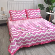 Tinh thể trải giường nhung custom-made để tăng duy nhất mảnh bông tấm trải giường châu Âu Quilt bao gồm ba mảnh kang - Trải giường