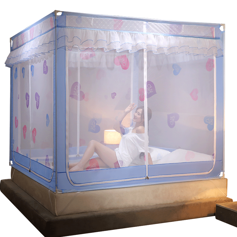 
Mosquito nets for home use 2025 new children's baby anti-fall yurt without installation for babies to prevent bed loss in advanced bedrooms