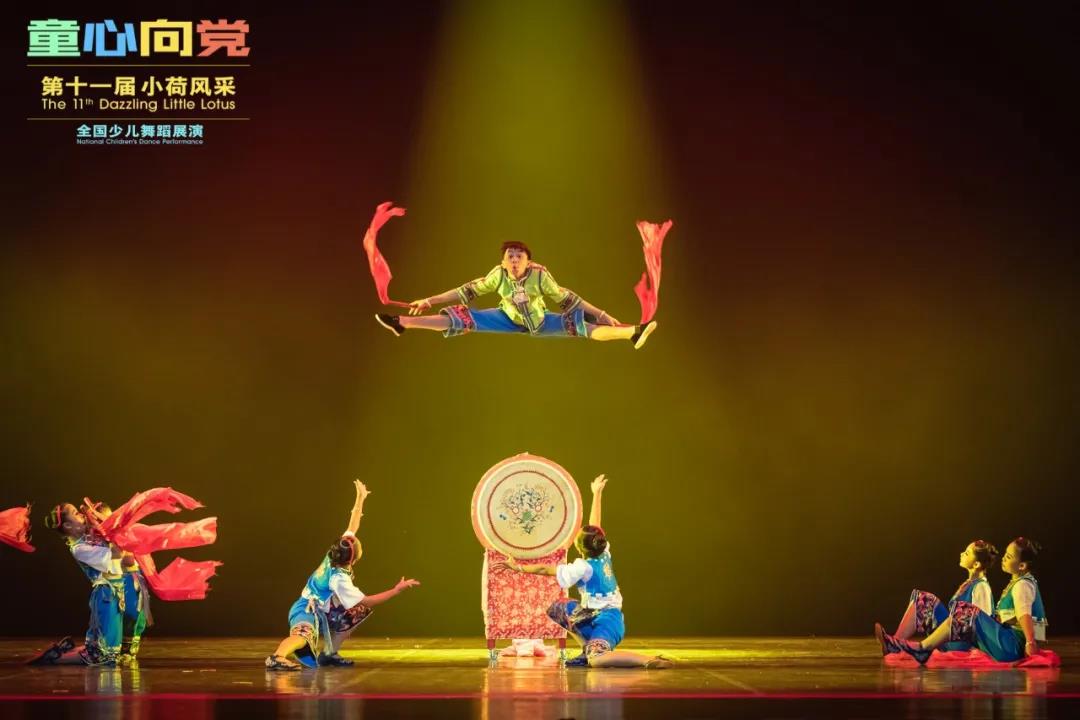 Dance Arts Xiangxi Miao Gulva XI Xiaoho Wind in Early Childhood Dance Original Performance Costume Customize