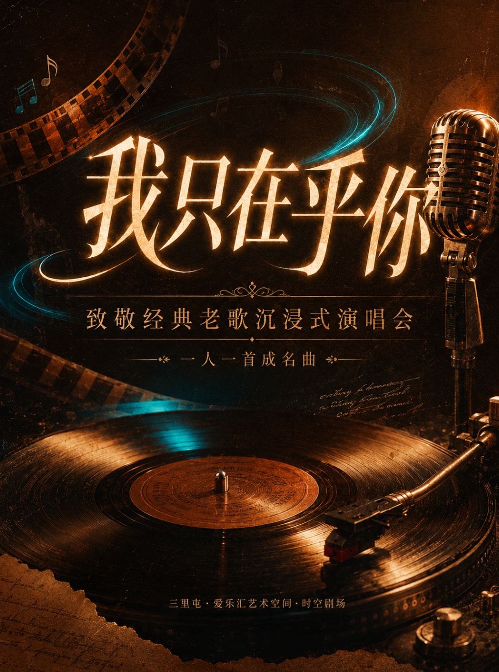 【北京】“我只在乎你”一人一首成名曲·致敬经典老歌沉浸式演唱会