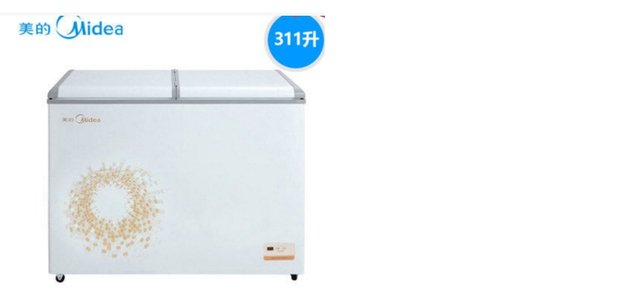 tủ cấp đông Midea / beauty BCD-311VEM kép nhiệt độ phòng đôi điều khiển hộ gia đình thương mại tủ đông tủ lạnh chính hãng tủ đông siêu thị