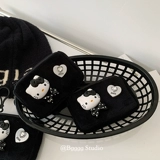 Милый маленький портативный кошелек, картхолдер, система хранения, наушники, сумка для техники для влюбленных, креативная подвеска, плюшевый, подарок на день рождения