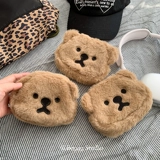 Брендовая плюшевая мультяшная милая кукла, кошелек, система хранения, помада, наушники, сумка для техники, Южная Корея, с медвежатами