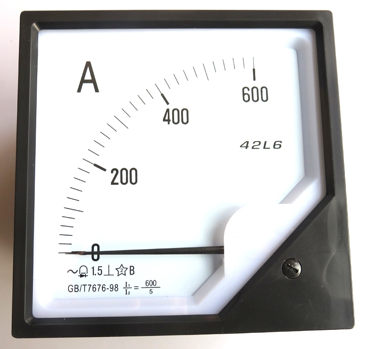 42L6-A V AC ammeter voltmeter 120*120 pointer type