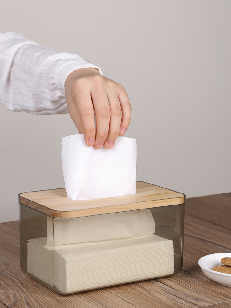 Toilet paper box desktop tissue box home living room creative Nordic ins multi-function remote control simple storage cute