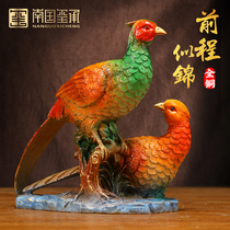 Previous Cheng Sijin Chicken Pendulum Piece Wedding Gift Creative Office Adornment Jo Relocation New Residence Gift High-end