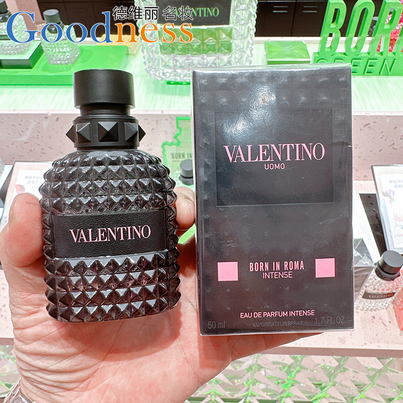 Domestic Official Store Valentino Roma Men's Perfume Intense Version 50/100ml Mr. Dark Night Edp Member Gift