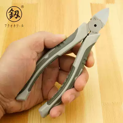 Gundam model nozzle scissors nozzle pliers 6 inch Fukuoka Wukong brand tool scissors Plastic gate flat mouth scissors oblique mouth pliers