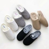 Foreign trade factory tail goods autumn and winter fashion non-slip light Home cotton slippers plus velvet warm and comfortable men and women slippers