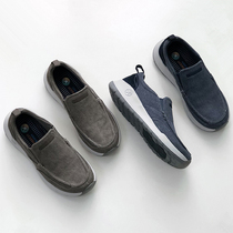 High quality hard goods spring and autumn mens low-top pedal casual shoes travel shoes light soft bottom shock-absorbing sports shoes