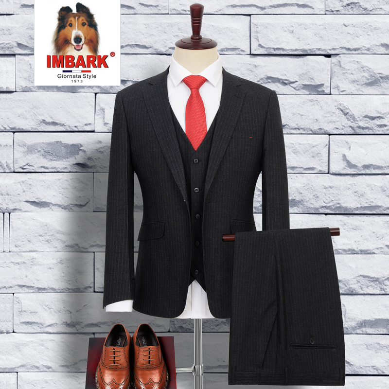 Youth Fat handsome Handsome Striped Suit Suit Men Loose version Gats up and up for work clothes Fat Guy Coat