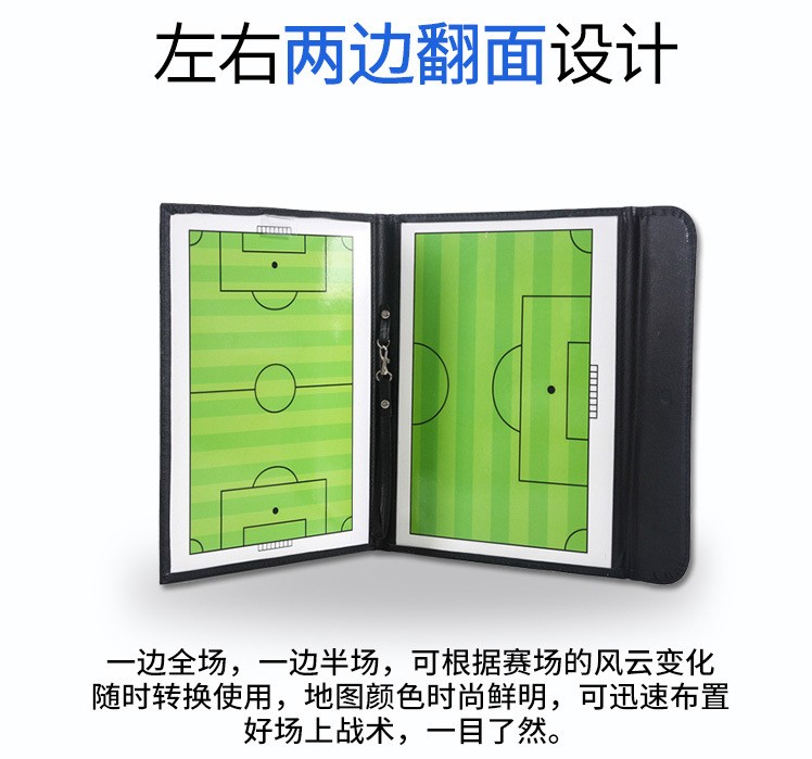 Professional portable basketball football tactical board coach command board tactical plate drill whiteboard magnet folding five-person system