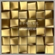 Золотой матовой 293x293 мм один кусок