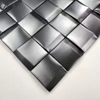 Черный матовый 293x293 мм один кусок