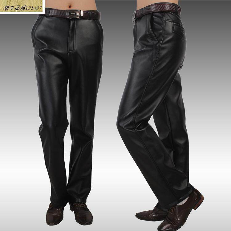 Pantalon cuir homme droit pour automne - Ref 1481648 Image 9