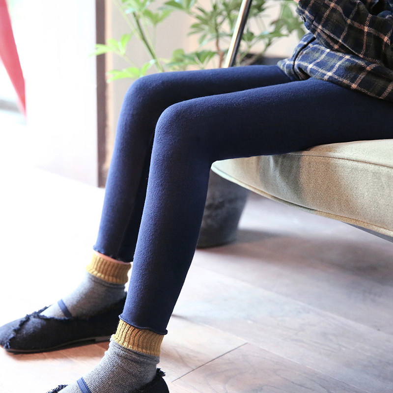 (In stock) Girls' leggings spring and autumn thin section outer wear 2022 new Korean version of foreign style tight-fitting children's pants