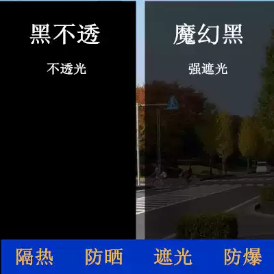 Glass film Window sunscreen heat insulation film shading Household opaque stickers Office glass shading paper