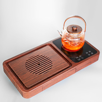 Japanese glass kung fu tea set set electric pottery stove cooking teapot boiled water Tea Sea small tea table one tea tray household