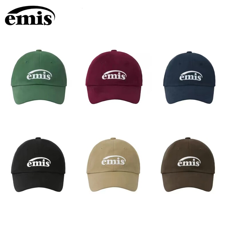 Emis Hat for Women, New Classic Baseball Cap, Same Style as Male Celebrities, Large Head Circumference, Makes Face Look Smaller, Soft Top, Korean Style Duckbill Cap