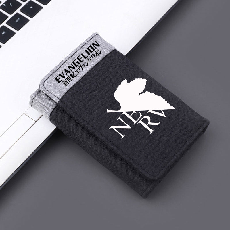Модный двухмерный кошелек anime peripheral student canvas со скидкой 30% на короткий кошелек с несколькими картами, держатель для карт