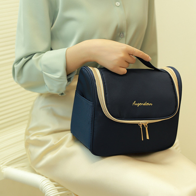 Makeup Bag Box Woman Large Capacity Portable Super Cosmetics Containing Bag Travel Goods Travel Toiletries Bag Men's Hand