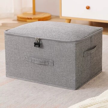 Send Lock Password Box Large Number Home Cloth Art Pull Chain Box With Lock Dormitory Dress Privacy Items Containing Boxes Can Be Folded