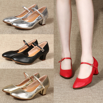 2021 New Ladies Dance Shoes Outwear Fashion Dancing Shoes Soft Bottom Summer Square Dance Shoes Modern Dance Shoes