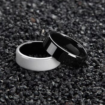 Nfc smart access card ring icid card ring elevator fingerprint lock high black technology traffic ring waterproof