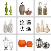 Special clearance European style light luxury ceramic decorative jars model room sales office creative decorative crafts