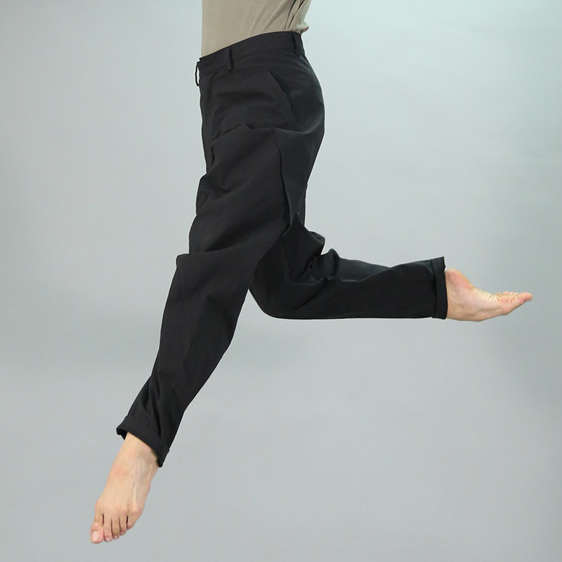 Modern dance practice pants high-end original Chinoiserie dance training pants male teacher daily loose sweatpants