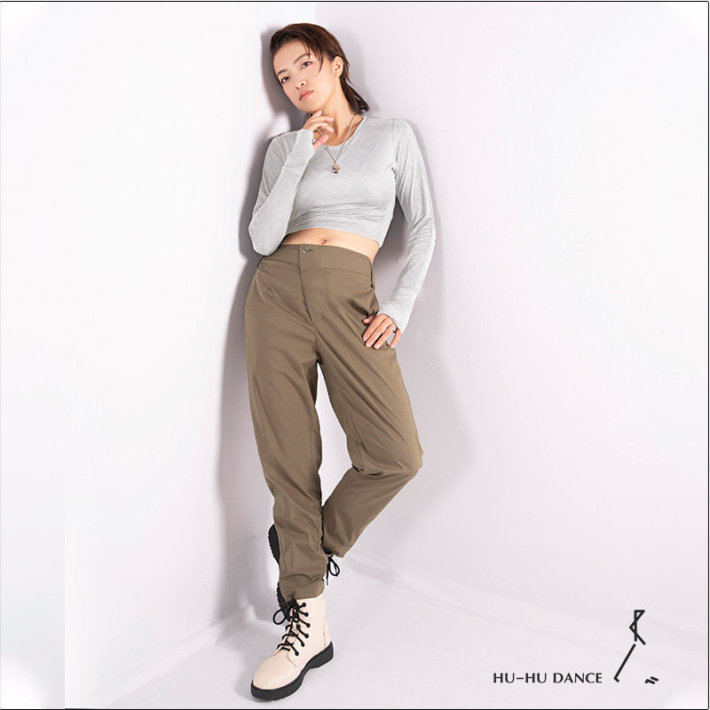 F-57 Modern Dance Training Pants Ballet Pants Yoga Dress Women's Gym Pants Slim Slim Slim Cropped Pants Casual Women's Pants