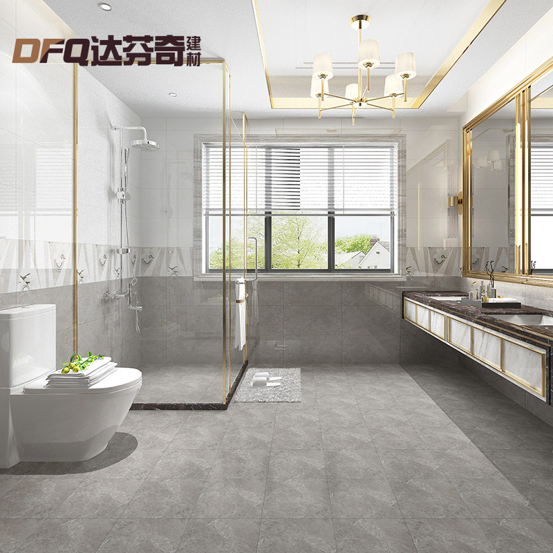 Dressing room tile minimalist modern 300x600 kitchen crystal-mirror wall brick toilet anti-slip floor tile BJ68007