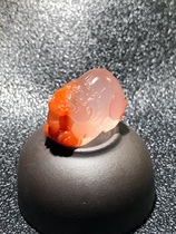 () Nine-mouthed frozen high ice red color carving pendant carving full and round