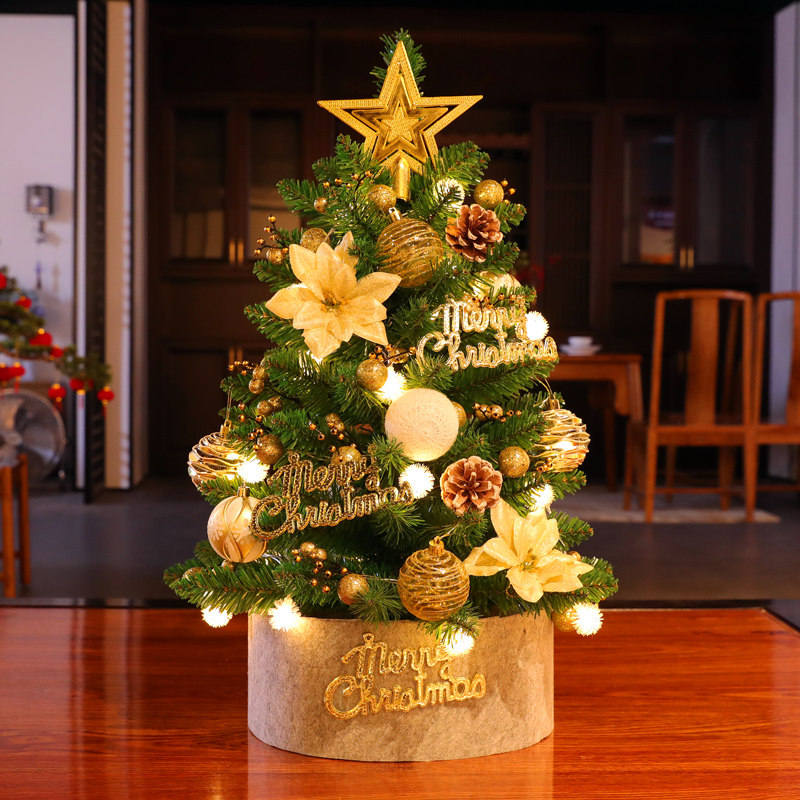 Sky Korean Style Mini Christmas Tree Home Set Christmas Decorations Gifts Desktop Creative Ornaments