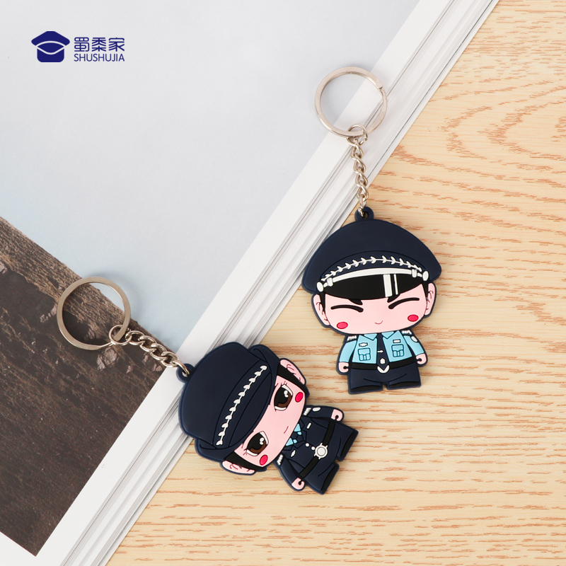 Shushujia Creative Keychain Doll Keychain Personalized Gift Box Car Key Pendant Anti-Fraud Promotion Small Gift