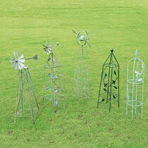 Bold wrought iron bird cage rack climbing rattan flower rack Bird flower rack Clematis rattan moon climbing pergola garden garden