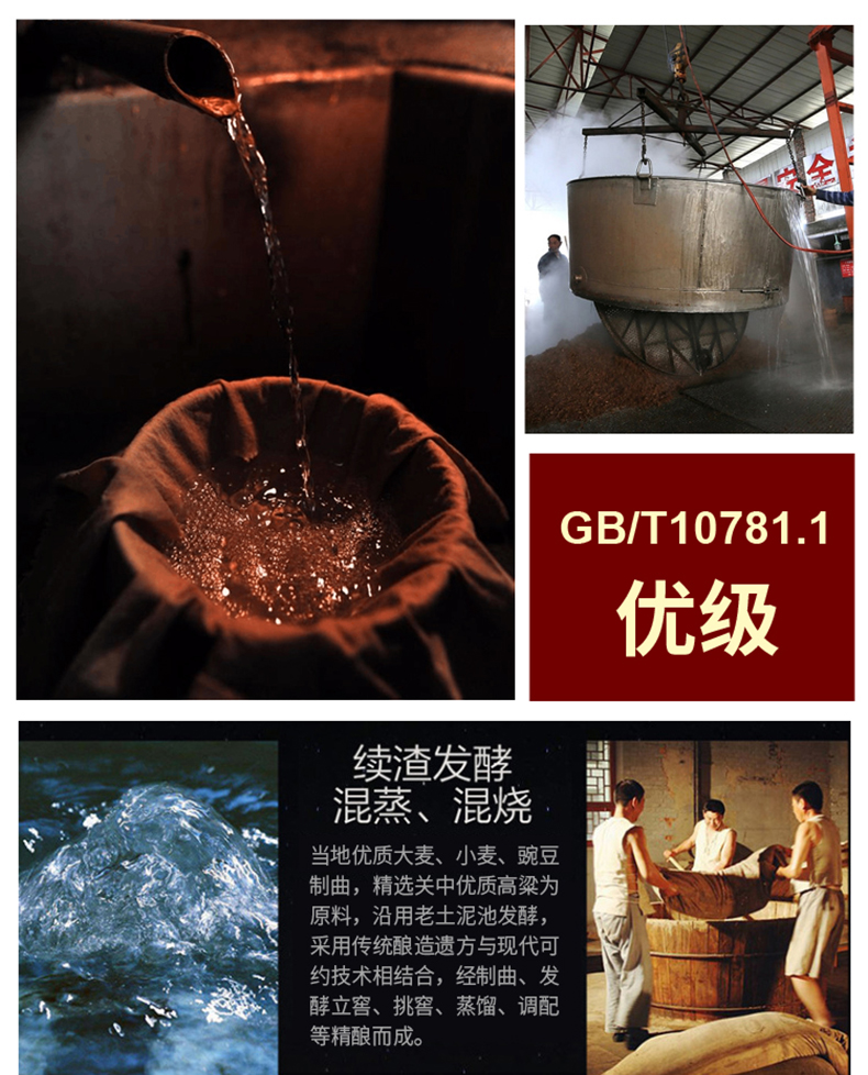 【6瓶整箱装】白水杜康酒52度送礼盒