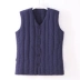 Chất liệu cotton thủ công vest nam mùa thu và mùa đông dày mặc ấm bên trong áo vest tuổi trung niên cotton vest vai mùa đông áo khoác nam mùa hè Áo vest cotton