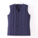 Chất liệu cotton thủ công vest nam mùa thu và mùa đông dày mặc ấm bên trong áo vest tuổi trung niên cotton vest vai mùa đông áo khoác nam mùa hè