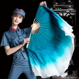 Китайский стиль восемь лет -годы магазин более 20 цветовых фанатов Классические национальные фанаты танца, чернила, национальный фанат танцев, одинокая луна, фанаты