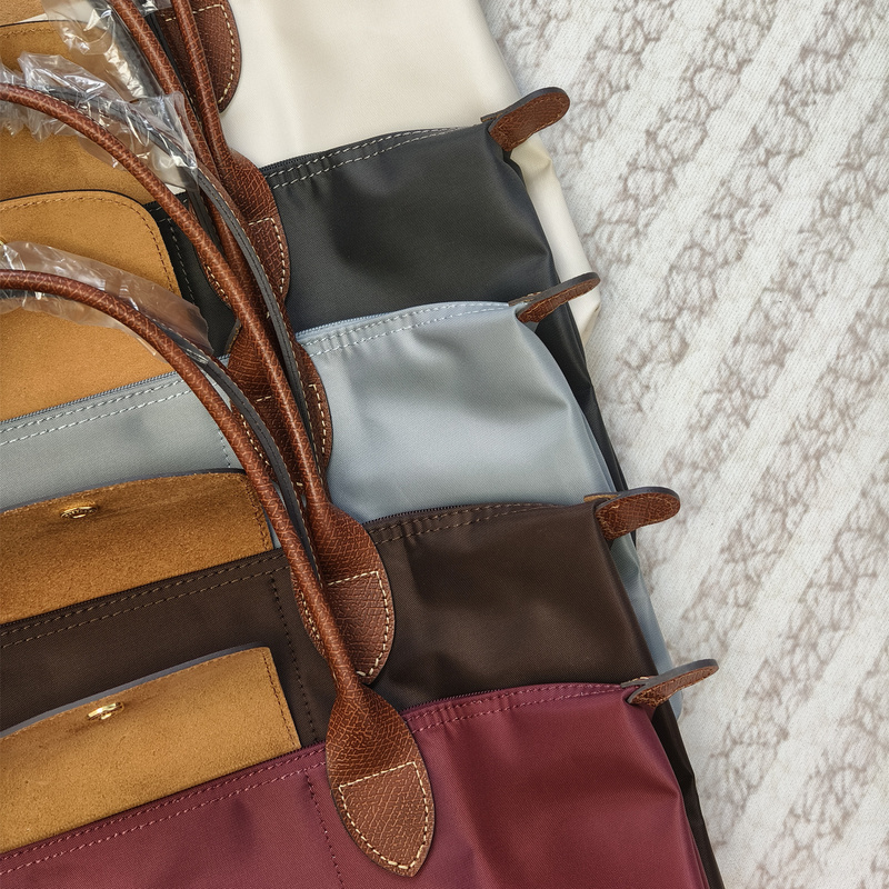 Channel Exclusive Goods~ Classic Style! Waterproof Nylon with Leather Lightweight Shoulder Bag Tote Bag Handbag Shopping Bag Channel Exclusive Goods~ Classic Style! Waterproof Nylon with Leather Lightweight Shoulder Bag Tote Bag Handbag Shopping Bag