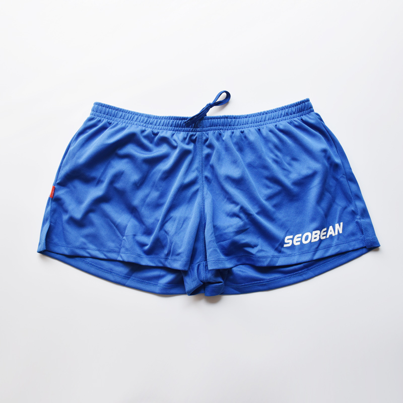 Sexy Low-Waist Sports Shorts for Men, Summer Quick-Drying, Breathable, Loose-Fitting Boxing, Fitness, Marathon Running Shorts