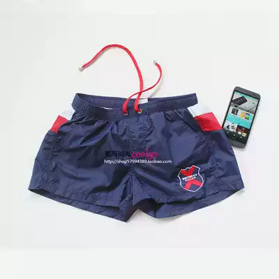 seobean sexy low waist men's sports shorts men's summer fitness running breathable beach pants quick-dry three-point pants