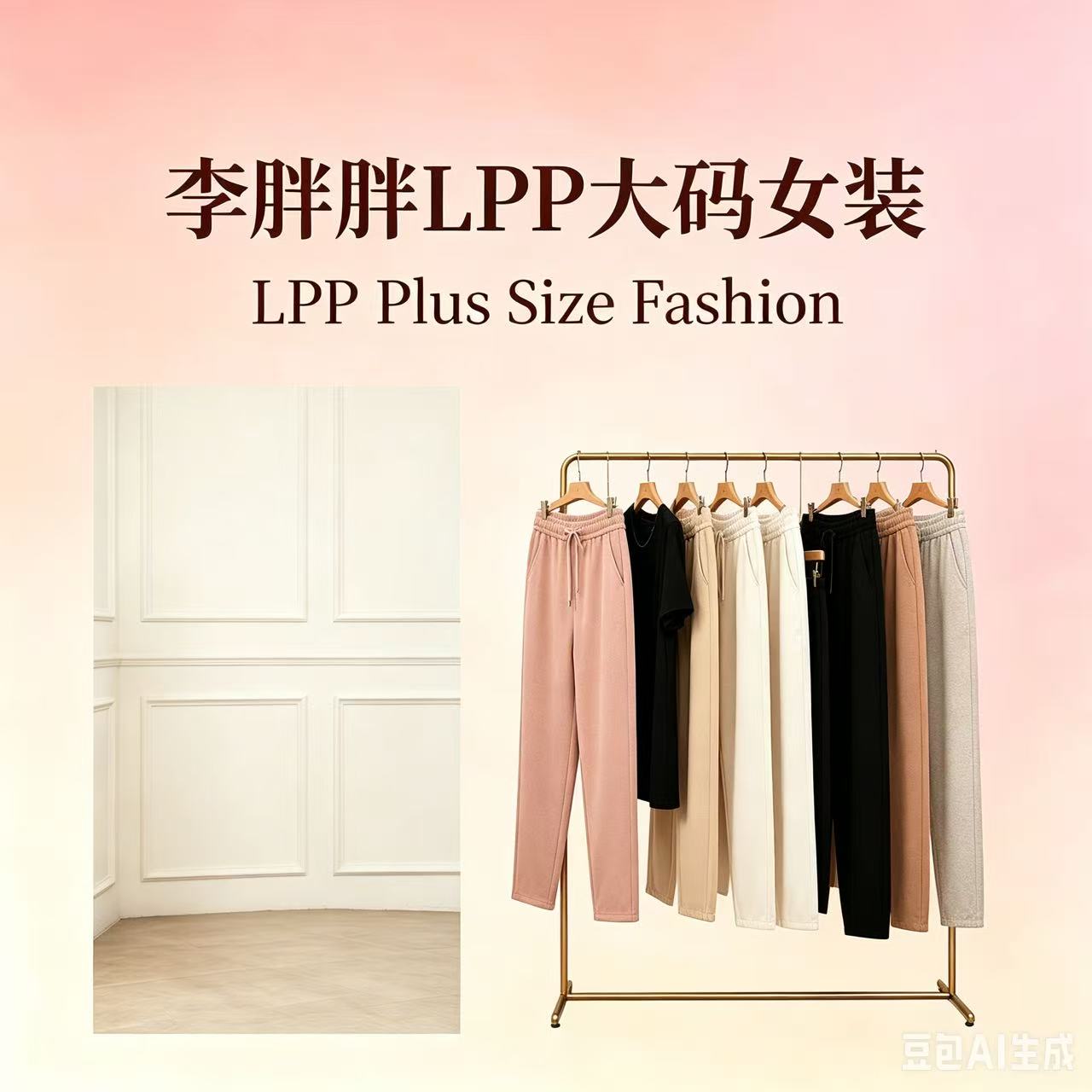 李胖胖LPP大码女装的LOGO