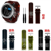 Đồng hồ thông minh chức năng ngoài trời Garmin Garmin Fenix3 dây đeo da 3HR dây đeo đồng hồ 26mm - Giao tiếp / Điều hướng / Đồng hồ ngoài trời