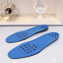 Mens inner heightening free cutting insole deodorant breathable sweat-absorbing comfortable elastic shock-absorbing massage spring and autumn single insole