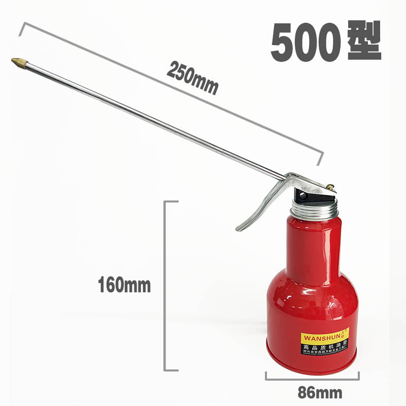 Metal oil gun with cargo tanker long mouth pot oil tanker hands - on fuel tanker 500 large size