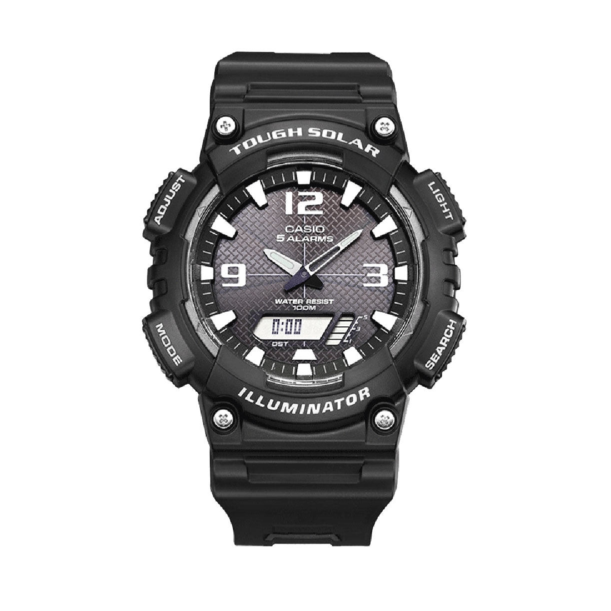Casio watch male black samurai student solar sports waterproof electronic form AQ-S810 overseas direct mail-Taobao