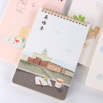 English book for junior high school students small fresh English notebook large thickened high school college students four-line grid English text