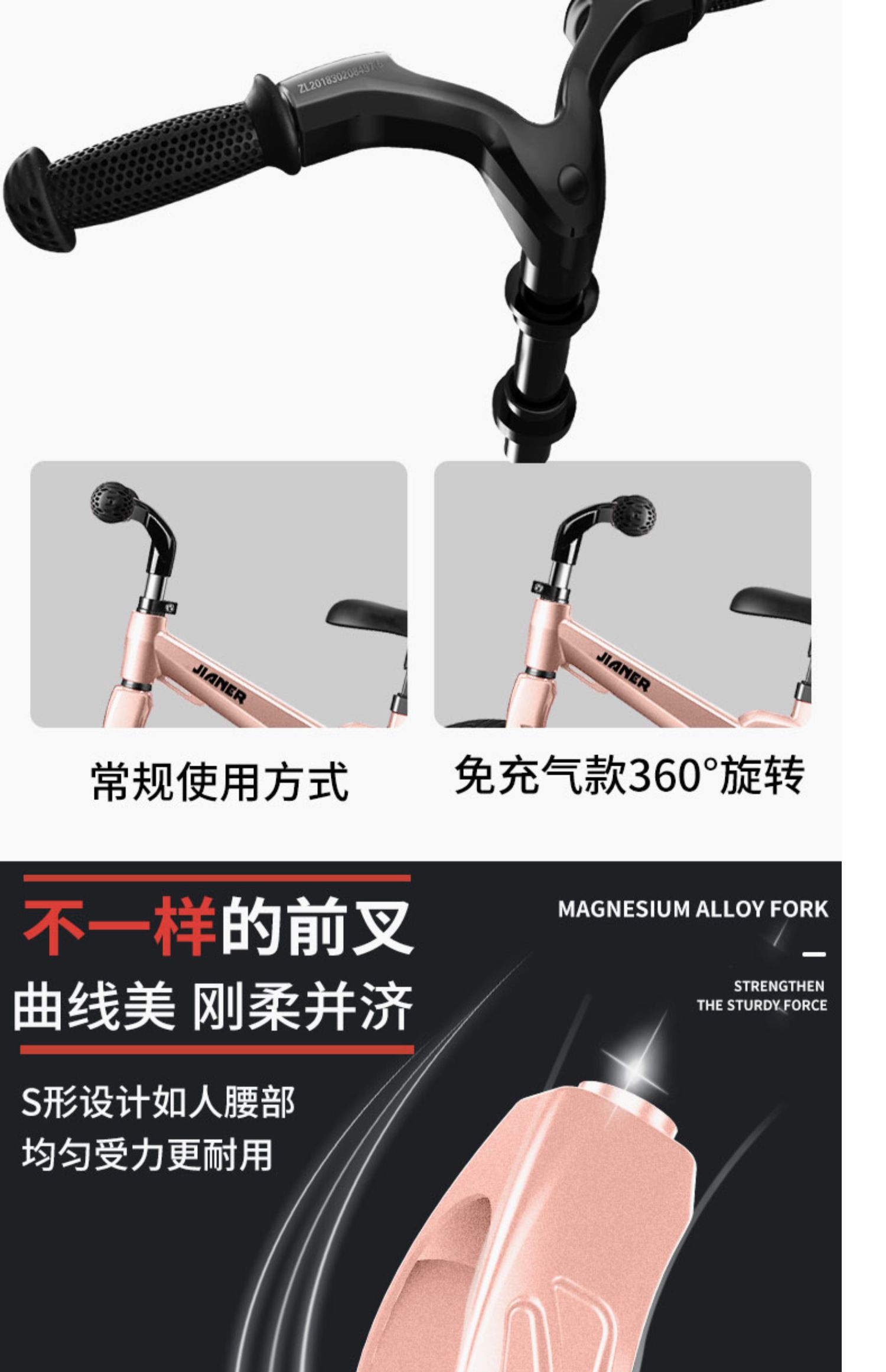 xe 2 bánh cân bằng Xe cân bằng cho trẻ em không có bàn đạp yo-yo Xe hai bánh cho bé 1-3 tuổi - Smart Scooter xe chòi chân thăng bằng